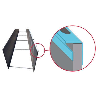 Elmenhorst Bauspezialartikel: Aufsteckbares Fasenprofil ELMCO – Form-FP-vz-2000
