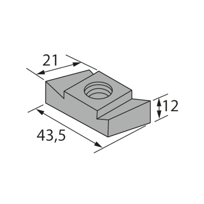 Elmenhorst Bauspezialartikel: Gewindeplatte GWP 50/30